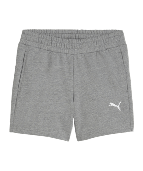PUMA teamGOAL Casuals Shorts Damen Grau F33 - grau
