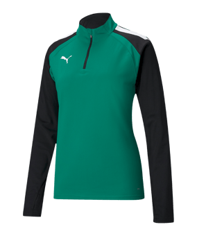 PUMA teamLIGA HalfZip Sweatshirt Dames Groen K05 - groen