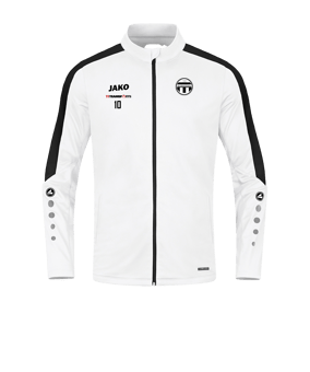 JAKO Power Polyesterjacke Weiss Schwarz F000