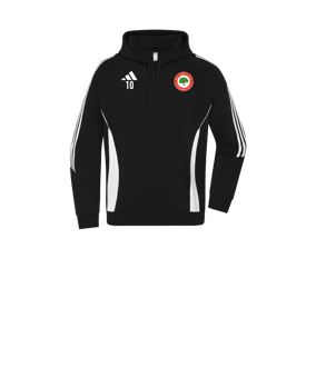 adidas Tiro 24 Hoody Kids Schwarz Weiss