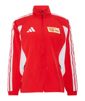 adidas 1. FC Union Berlin Anthem Jacke Rot - rot