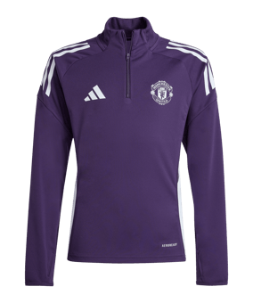 adidas Manchester United Training Sweatshirt Kids Lila - lila