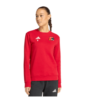 adidas Entrada 26 Sweatshirt Femmes Rouge 