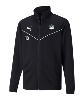 PUMA teamRISE Poly Trainingsjacke Kids Schwarz F03