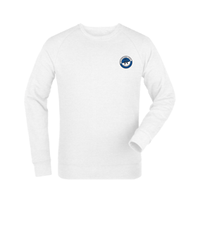 Merch Roller Sweatshirt White | #justlogo4c