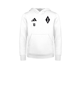 adidas Entrada 26 Hoody Kids Weiß