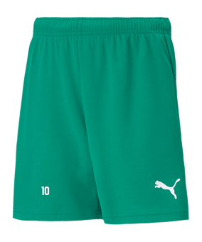 PUMA teamRISE Short Kids Grün Weiss F05