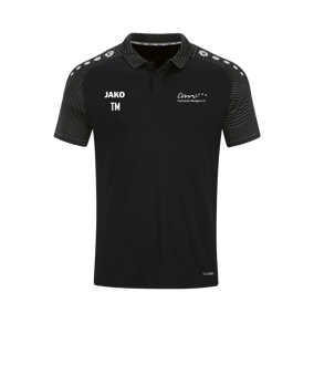 JAKO Performance Polo Damen Schwarz Grau F804