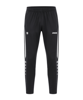 JAKO Power Präsentationshose Schwarz Weiss F802