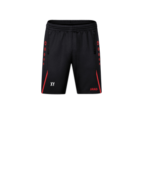 JAKO Challenge Trainingsshort Schwarz Rot F812