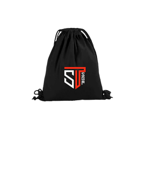 Merch Organic Premium Cotton Gymsack Black | #logo4c