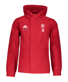 adidas Entrada 22 Allwetterjacke Kids Rot