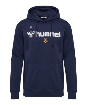Hummel GO 2.0 logo Sweat à capuche bleu F7026