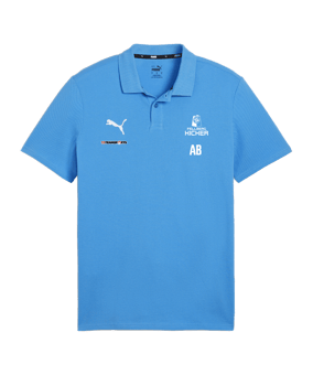 PUMA teamGOAL Casuals Poloshirt Blau F02