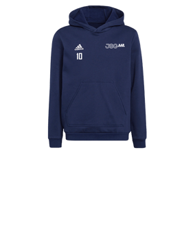 adidas Entrada 22 Hoody Kids Blau