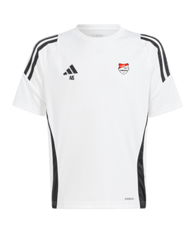 adidas Tiro 24 Trikot Kids Weiss Schwarz