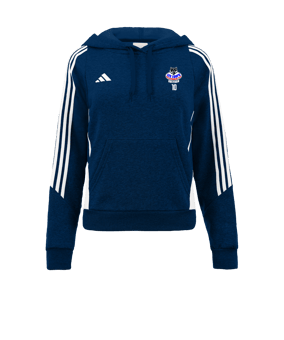Sweat à capuche adidas Tiro 24 femmes bleu blanc 