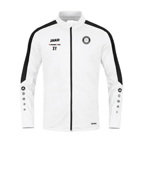 JAKO Power Polyesterjacke Weiss Schwarz F000
