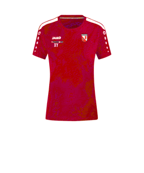 JAKO Power T-Shirt Damen Rot Weiss F100