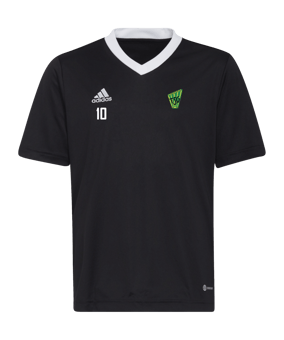 adidas Entrada 22 Trikot Kids Schwarz Weiss