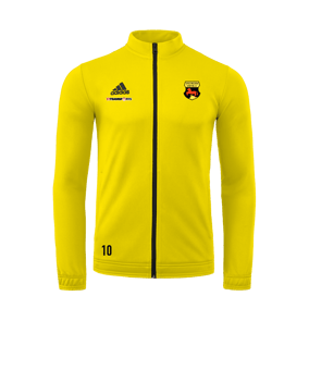 adidas Entrada 22 TK Trainingsjacke Gelb Schwarz