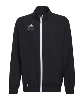 adidas Entrada 22 Präsentationsjacke Kids Schwarz