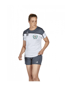 Erima Change by T-Shirt Damen Weiss Grau 
