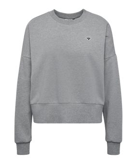 Hummel Boxy Bee Sweatshirt Damen Grau F2006 - grau
