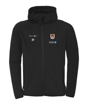 uhlsport ID Kapuzenjacke Kids Schwarz F01