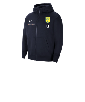 Nike Park 20 Fleece Kapuzenjacke Kids Blau F451