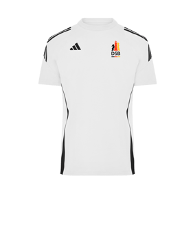 adidas Tiro 24 T-Shirt Weiss Schwarz