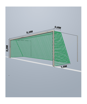 Cawila Tornetz 5,00x2,00m | Tiefe 0,8x1,5m - gruen
