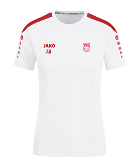 JAKO Power Trikot Damen Weiss Rot F004