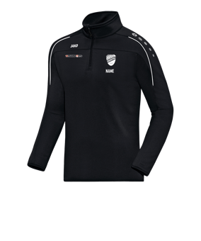JAKO Classico Ziptop Schwarz Weiss F08