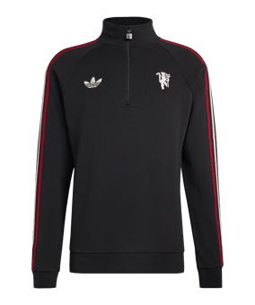 adidas Manchester United Originals Zip Top Schwarz - schwarz