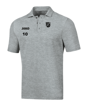 JAKO Base Poloshirt Hellgrau F41