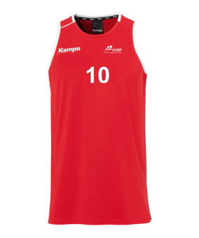 Kempa Player Tank Top Rot Weiss F03 