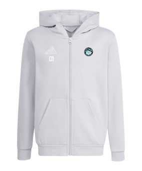 adidas Entrada26 Kapuzenjacke Kids Grau