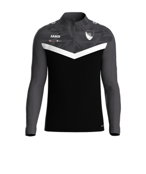JAKO Iconic HalfZip Sweatshirt Kids Schwarz F801
