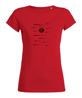 Stanley & Stella Expresser 2.0 T-Shirt Damen Rot | #lines