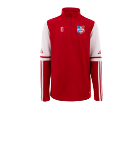 adidas Squadra 25 HalfZip Sweatshirt Kids Rot