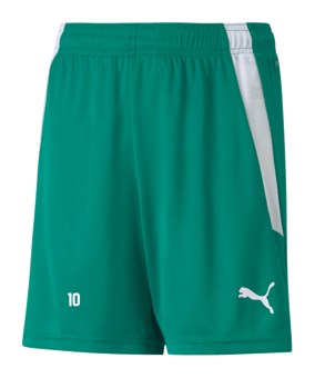 PUMA teamLIGA Short Kids Grün Weiss F05