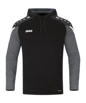 JAKO Performance Hoody Kids Schwarz Grau F804 - schwarz