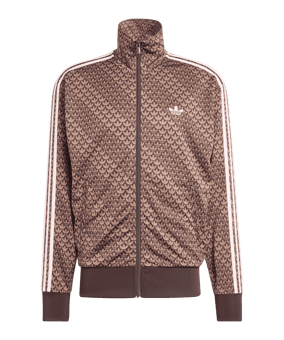adidas Originals Firebird Loose Monogram Jacke Braun - braun