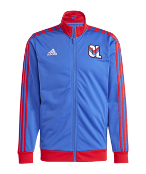 adidas Olympique Lyon DNA Trainingsjacke Blau - blau