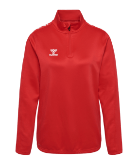 Hummel hmlCORE XK HalfZip Sweatshirt Damen F3062 - rot