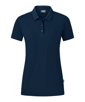 JAKO Organic Stretch Polo Shirt Damen Blau F900
