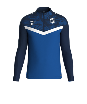 JAKO Iconic HalfZip Sweatshirt Kids Blau F403