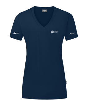 JAKO Organic T-Shirt Damen Blau F900