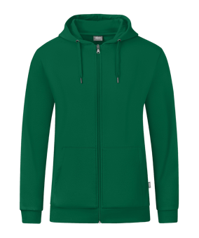 JAKO Organic Kapuzenjacke Grün F260 - gruen